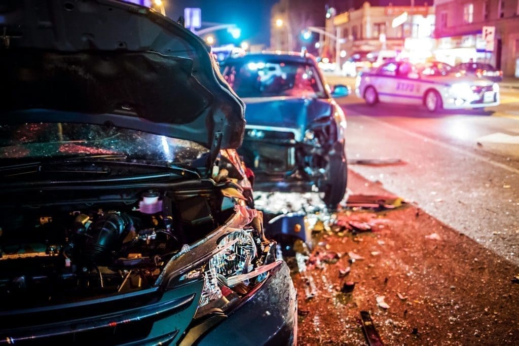 A car accident causing death
